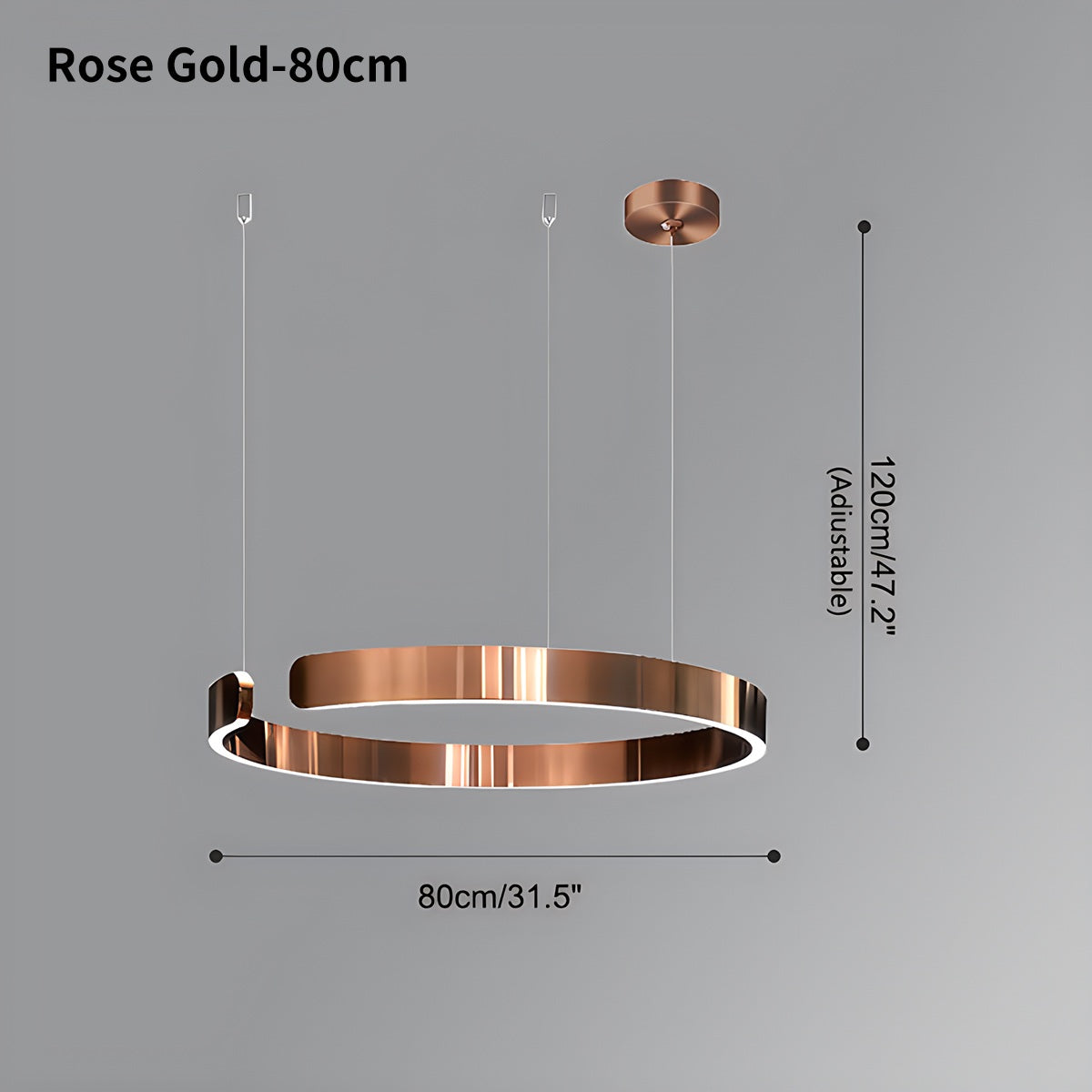 Modern Ring LED Chandelier for Living Room