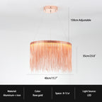 Modern Art Decor Tassel Chandelier