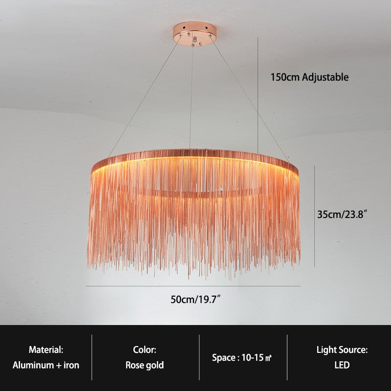 Modern Art Decor Tassel Chandelier