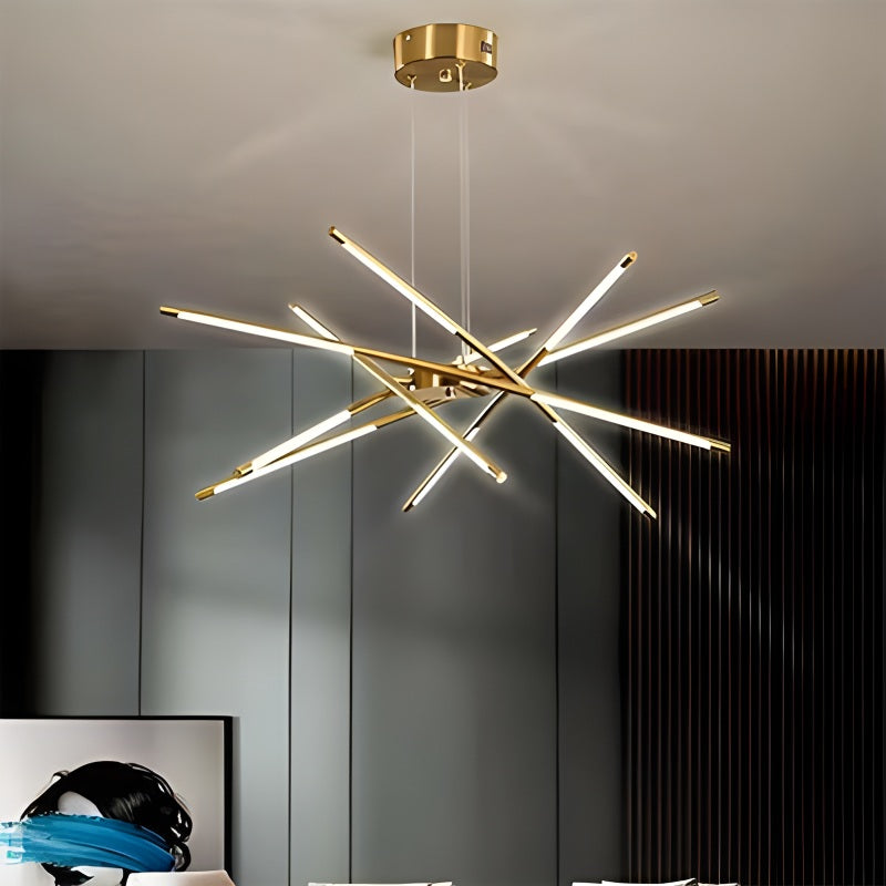 Rotatable LED Chandelier for Living Room