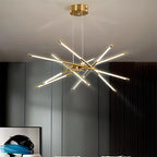 Rotatable LED Chandelier for Living Room
