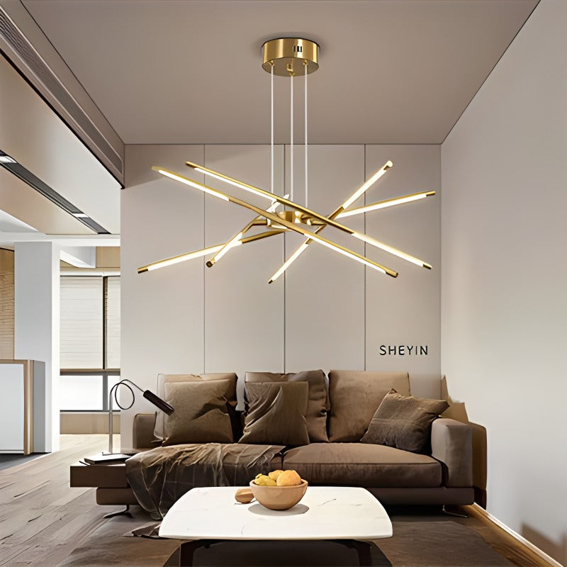 Rotatable LED Chandelier for Living Room