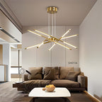 Rotatable LED Chandelier for Living Room