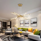 Rotatable LED Chandelier for Living Room