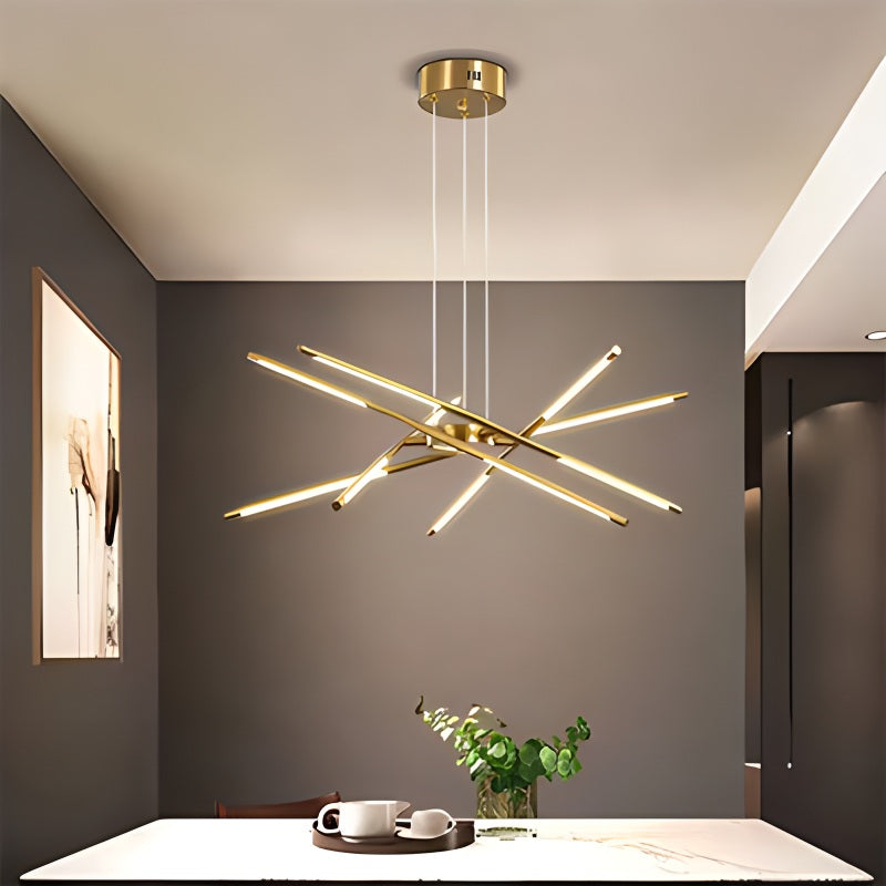 Rotatable LED Chandelier for Living Room