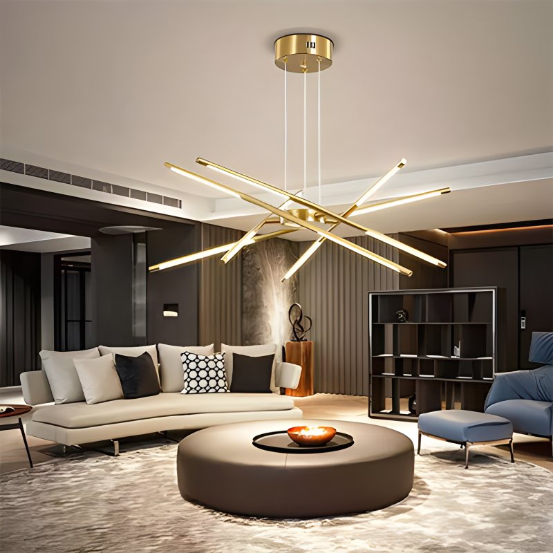 Rotatable LED Chandelier for Living Room