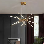 Rotatable LED Chandelier for Living Room