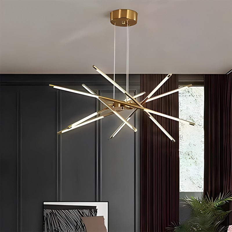 Rotatable LED Chandelier for Living Room
