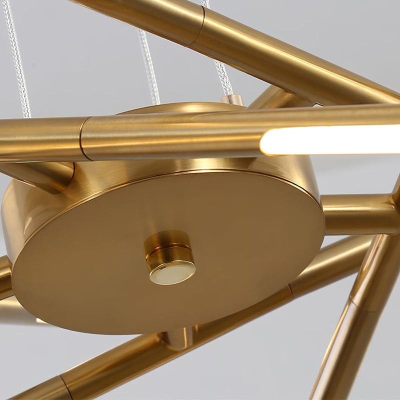 Rotatable LED Chandelier for Living Room