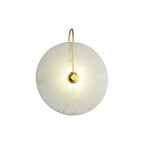 Round Alabaster Modern Wall Lamp