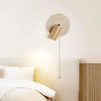 Round Miadi Travertine Wall Lamp