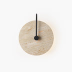 Round Travertine Wall Lamp