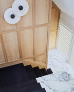 Round Alabaster Combination Wall Sconce