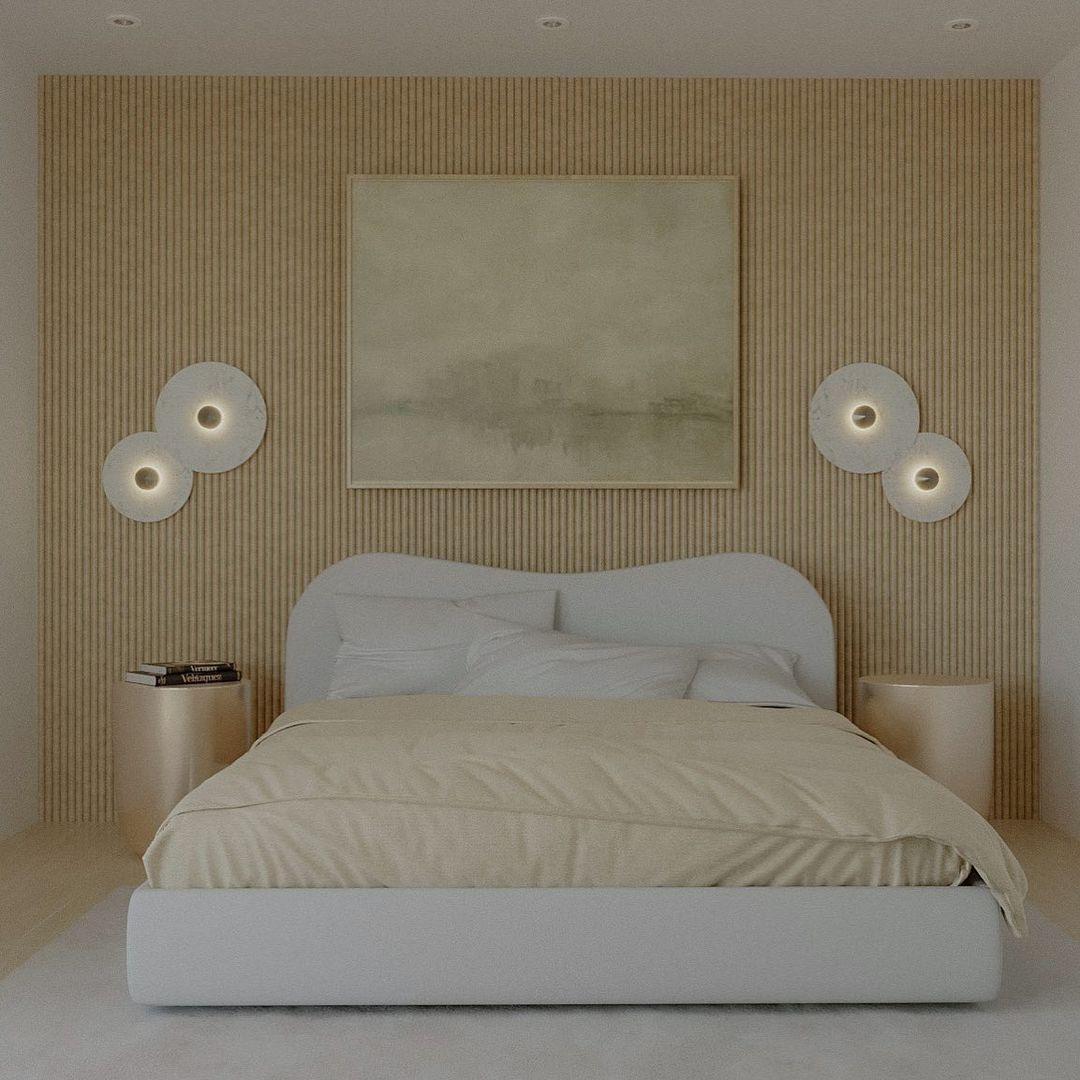 Round Alabaster Combination Wall Sconce