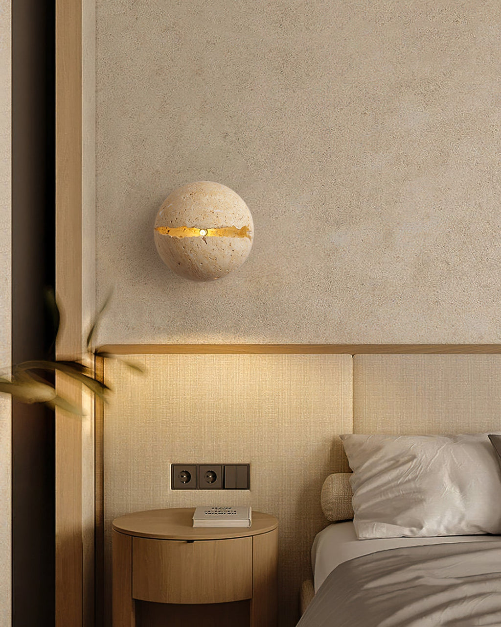 Round Crack Wall Sconce