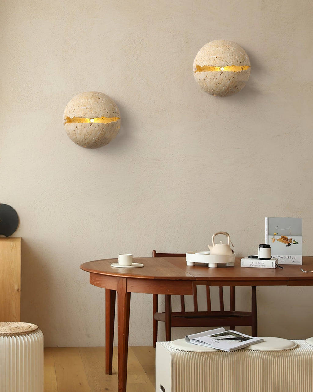 Round Crack Wall Sconce