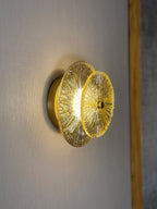 Round Crystal Wall Lamp