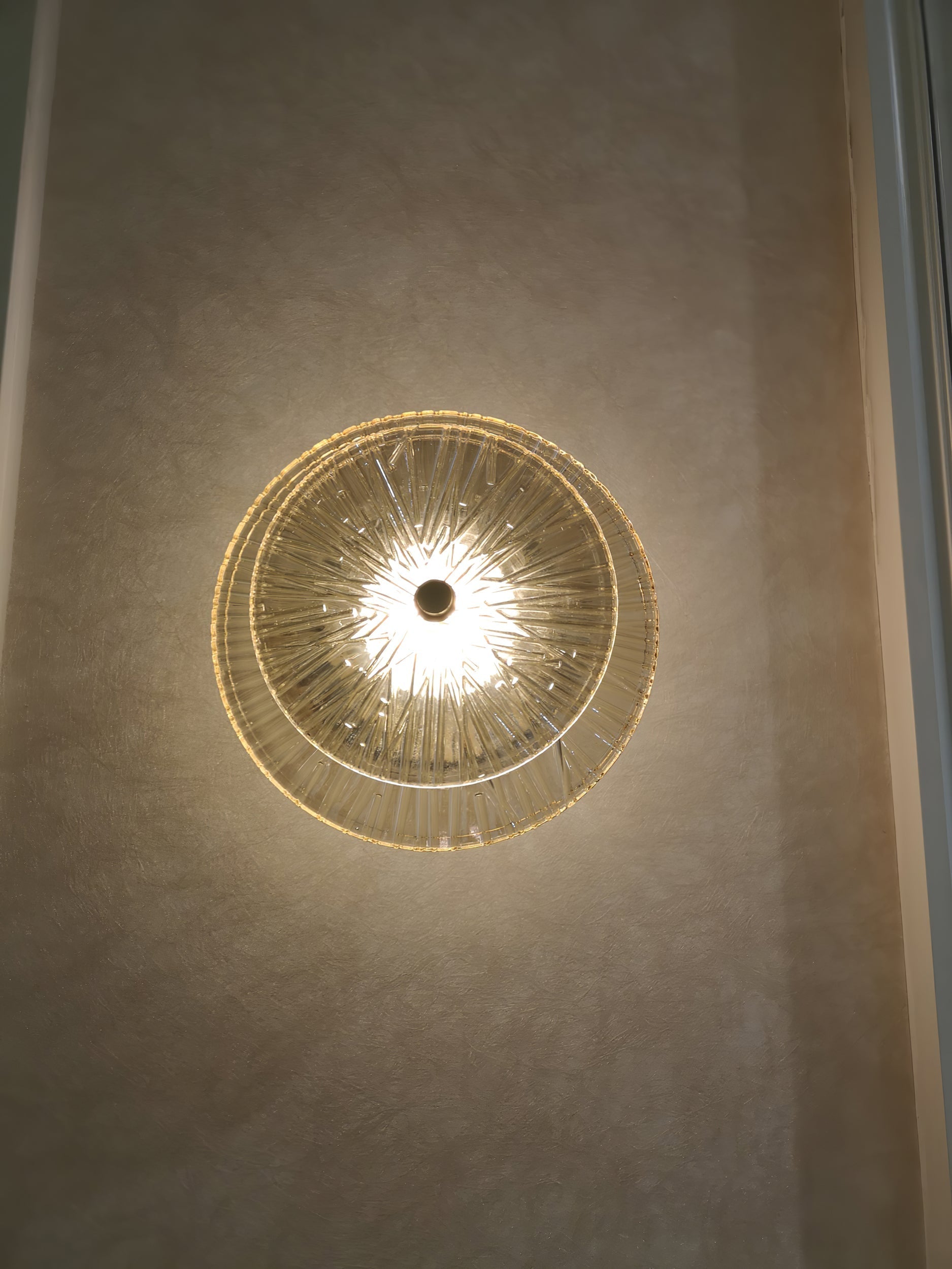 Round Crystal Wall Lamp