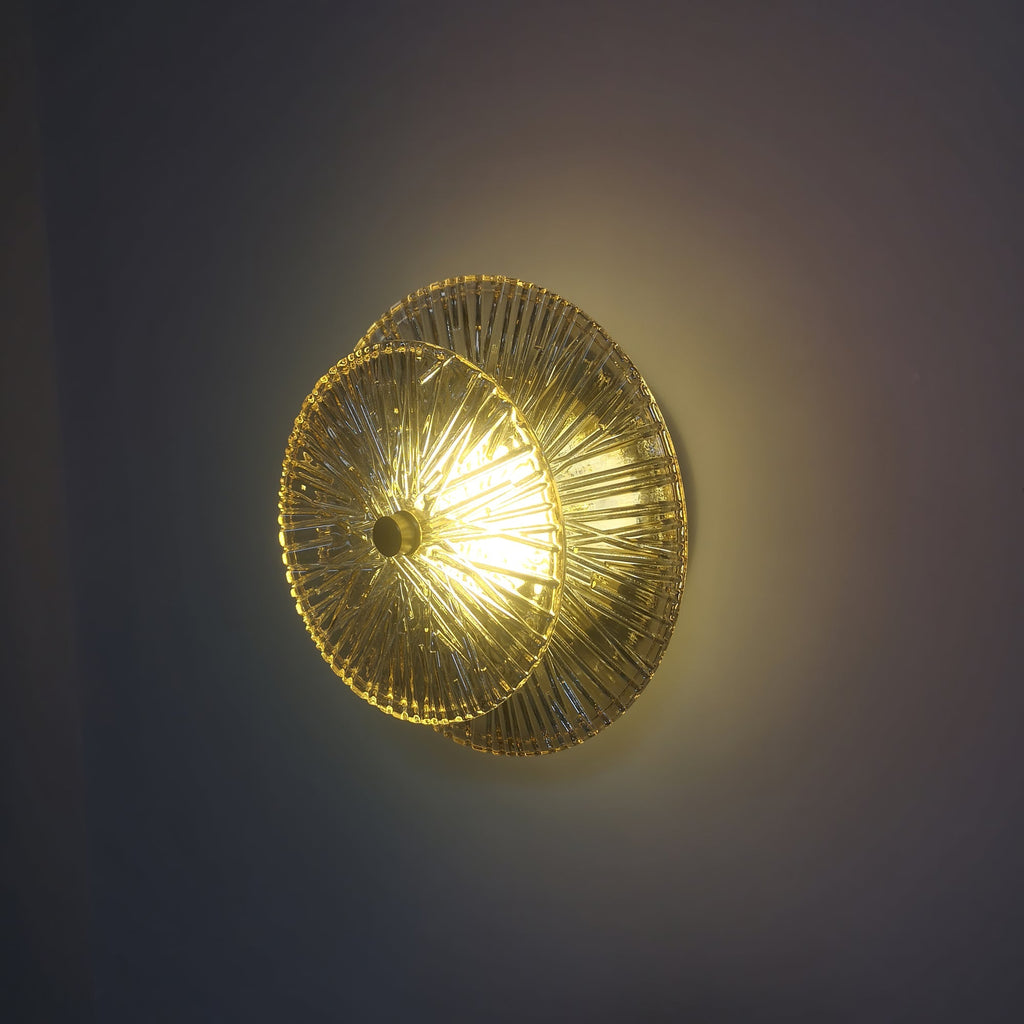 Round Crystal Wall Lamp