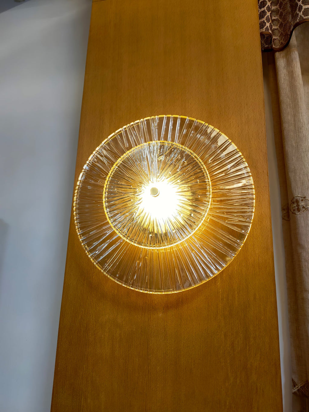 Round Crystal Wall Lamp