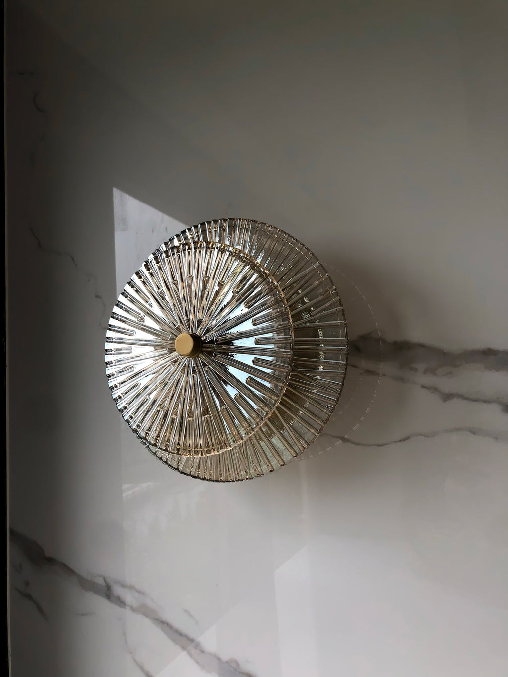 Round Crystal Wall Lamp