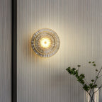 Round Crystal Wall Lamp