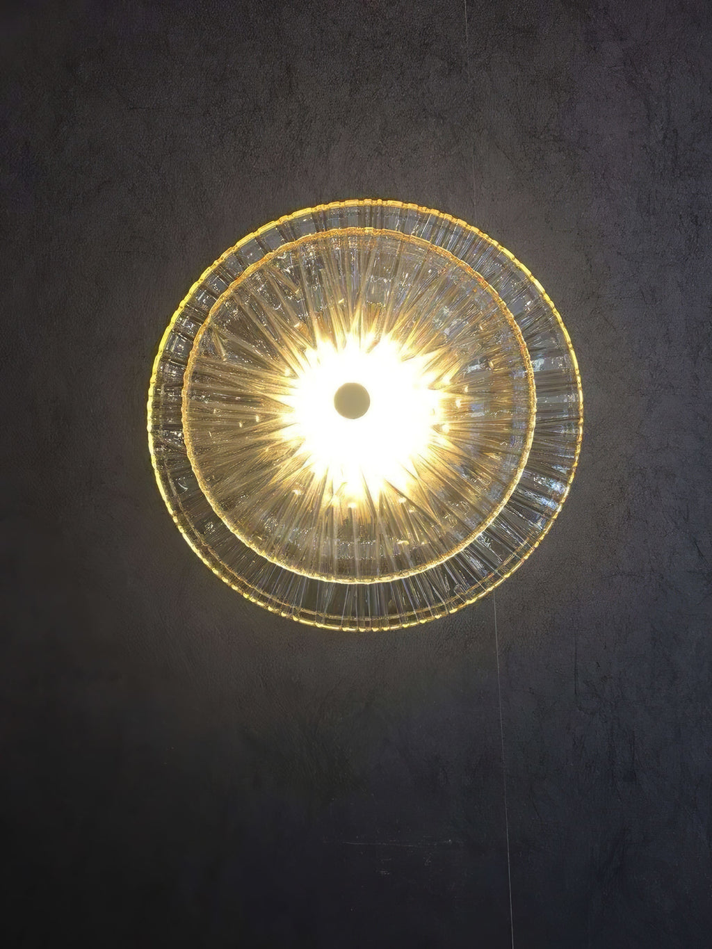 Round Crystal Wall Lamp