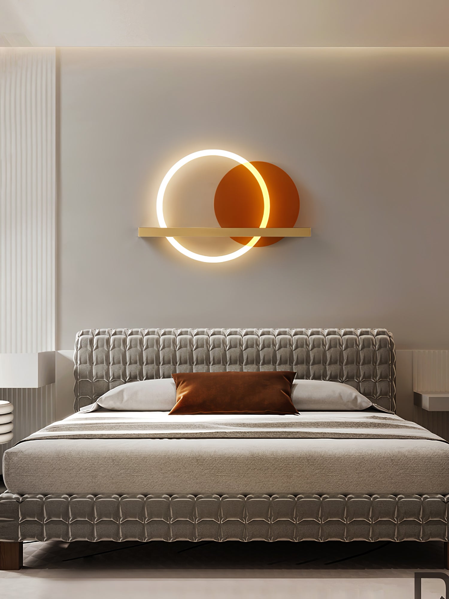 Round Cut Wall Lamp