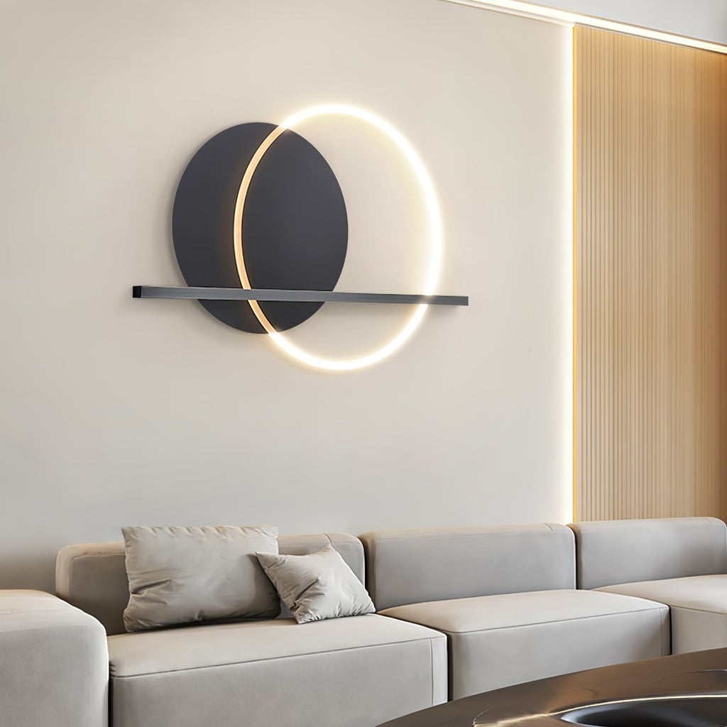 Round Cut Wall Lamp