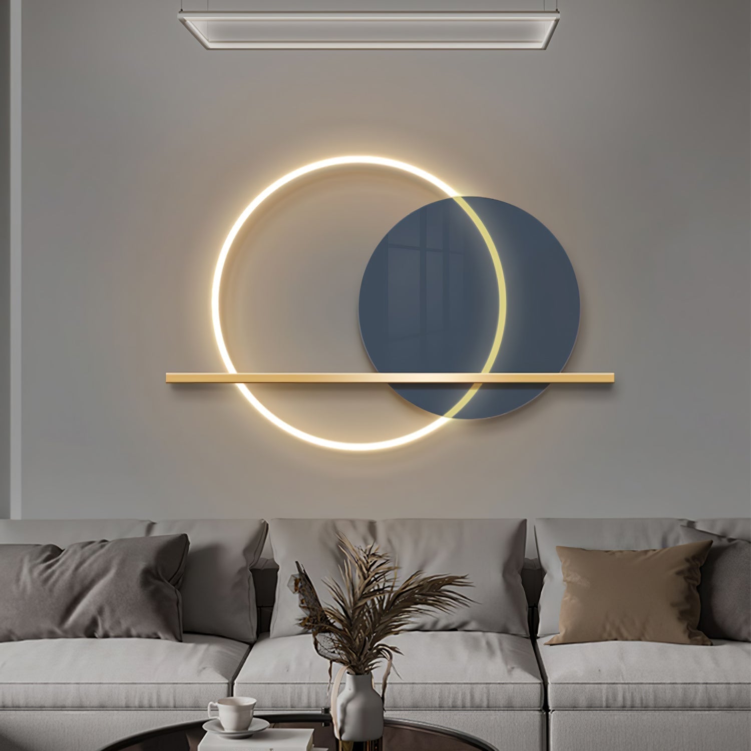 Round Cut Wall Lamp