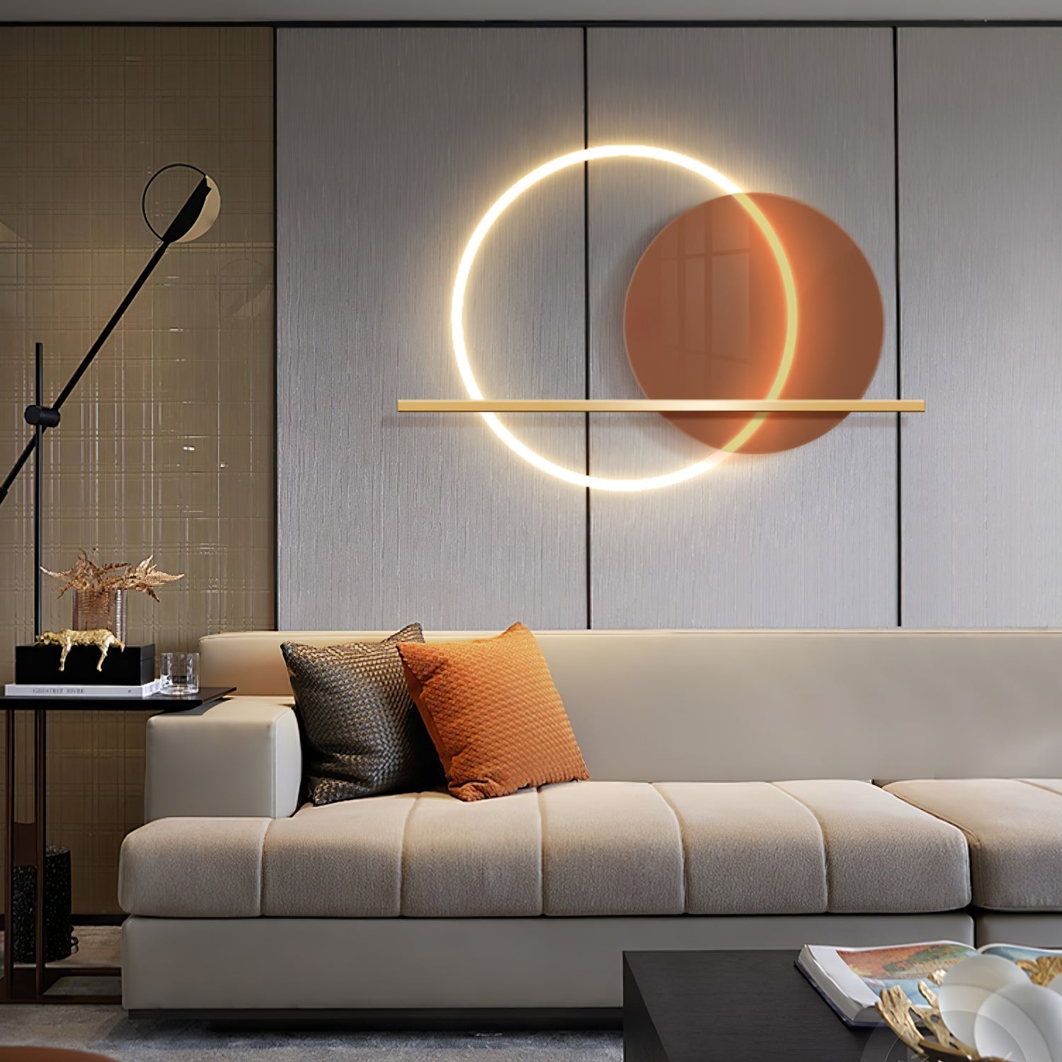 Round Cut Wall Lamp