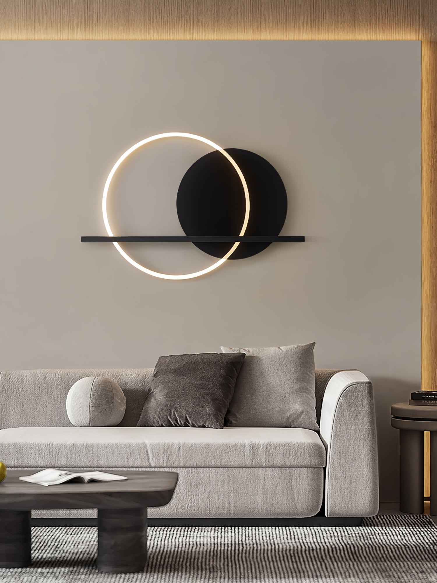 Round Cut Wall Lamp