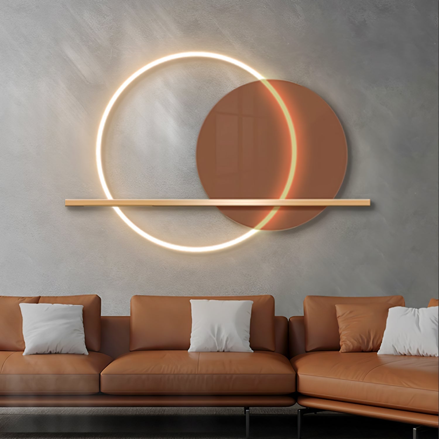 Round Cut Wall Lamp