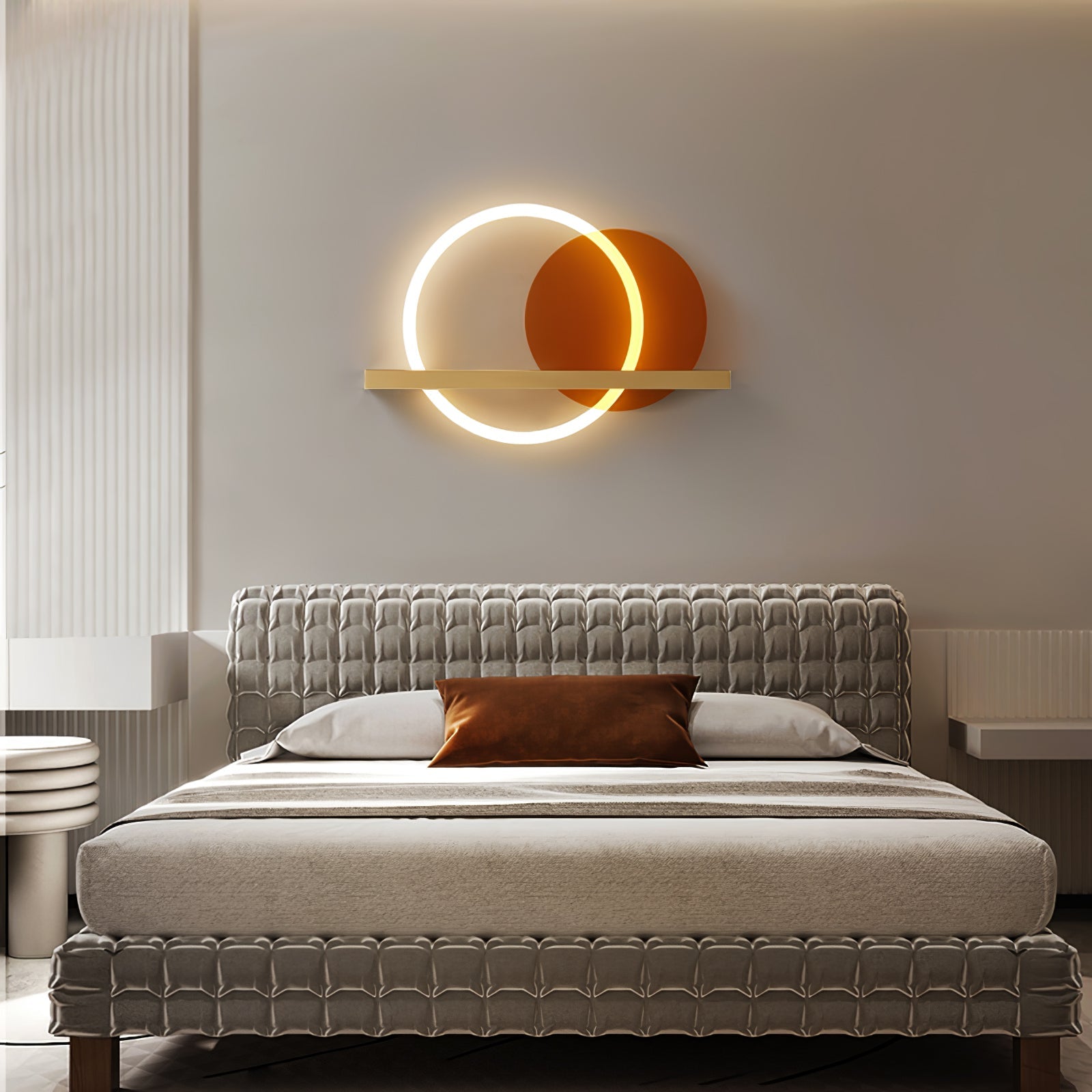 Round Cut Wall Lamp