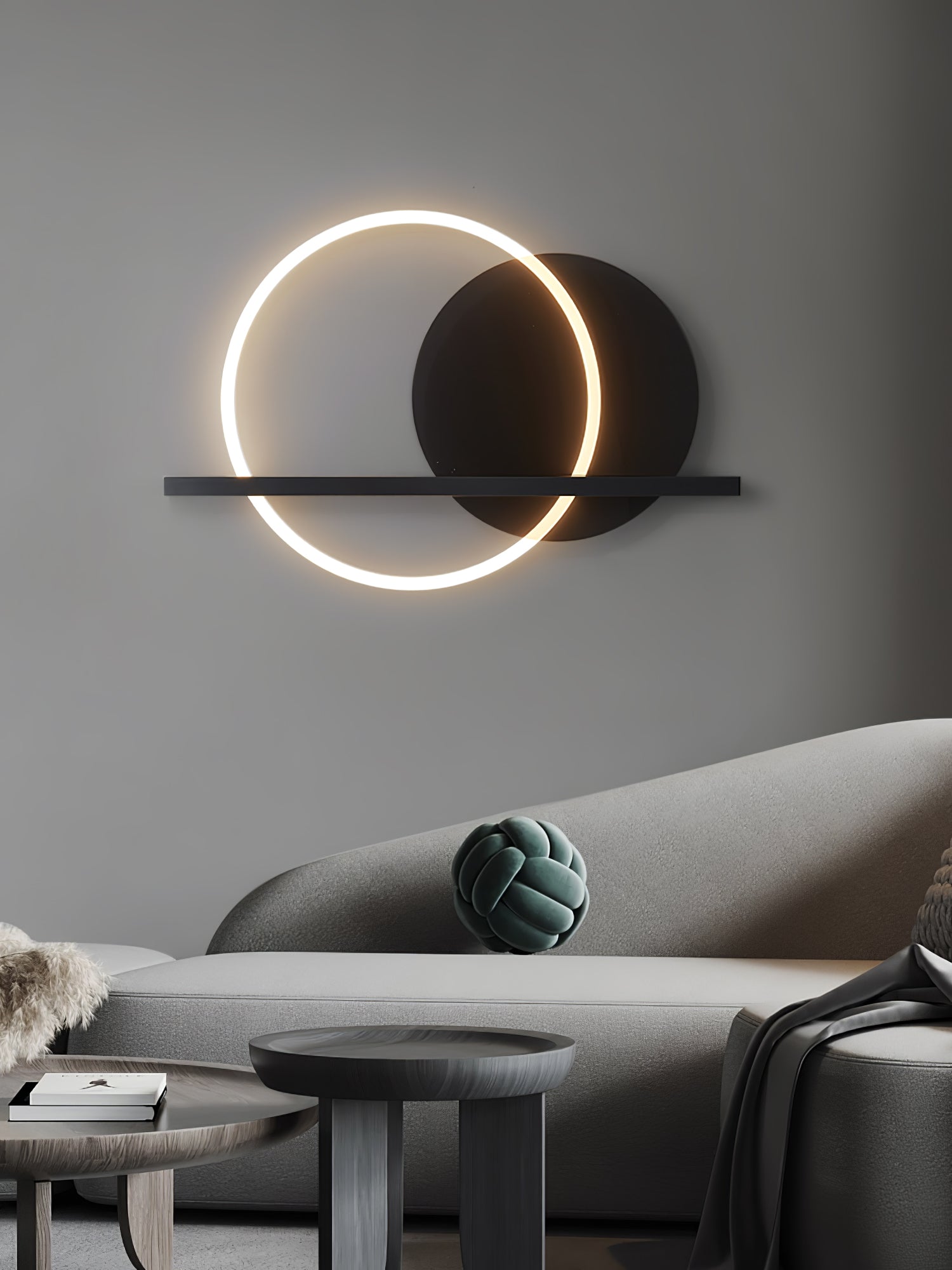 Round Cut Wall Lamp