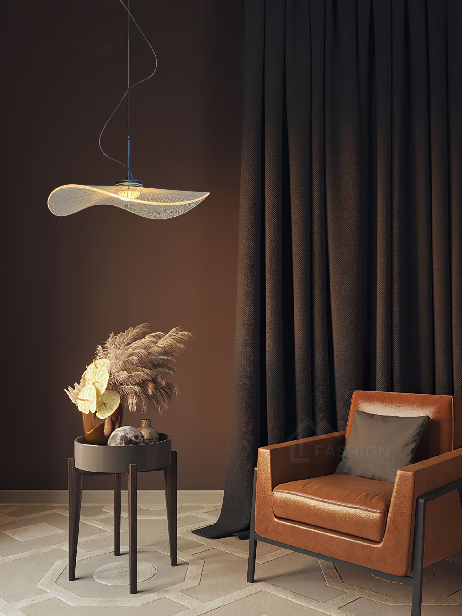 Round Tiered Pendant Light