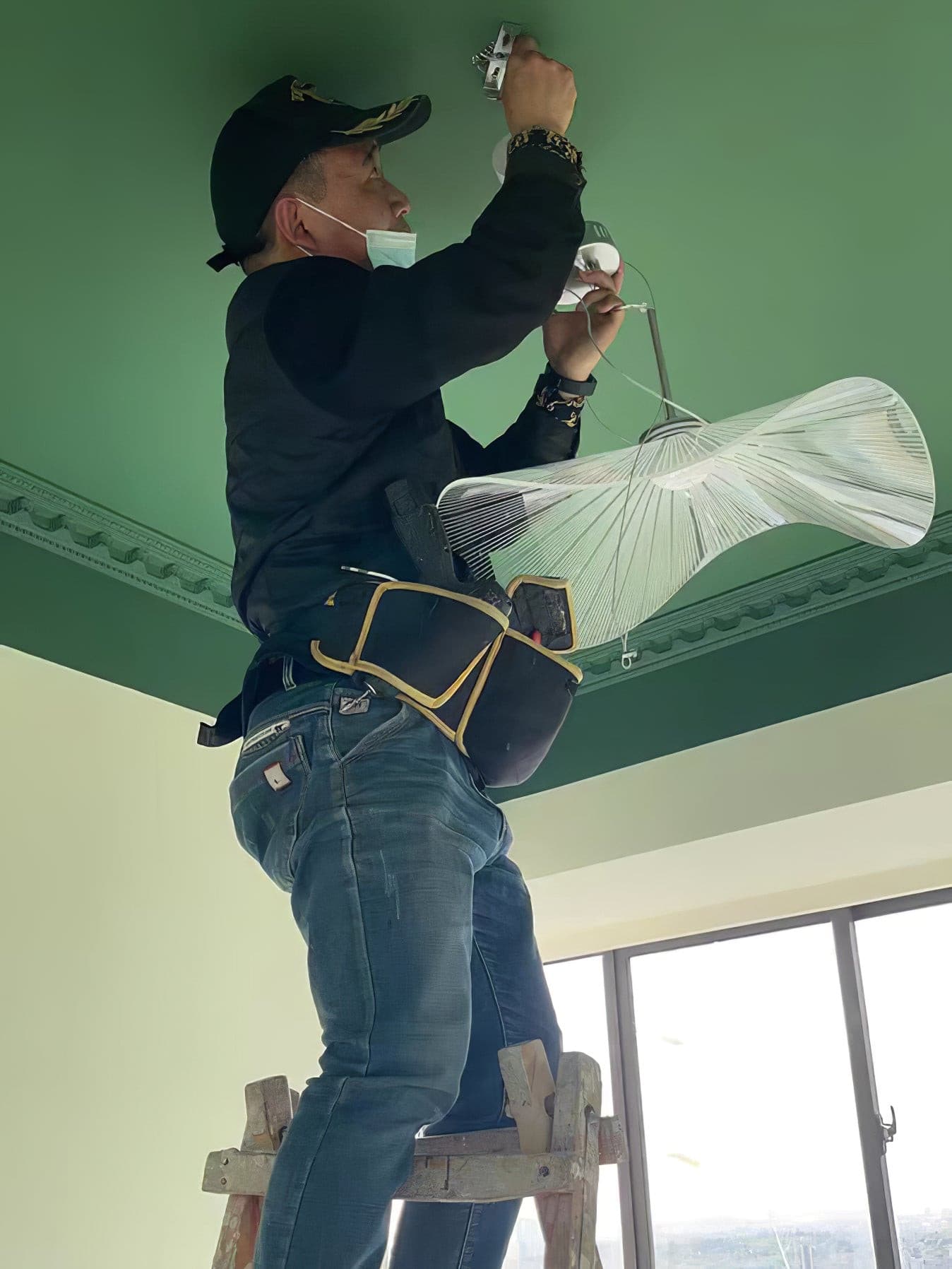 Round Tiered Pendant Light