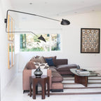 Serge Mouille Wall Sconce – Black Swing Arm Designer Wall Light