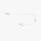 Serge Mouille Wall Sconce – Black Swing Arm Designer Wall Light