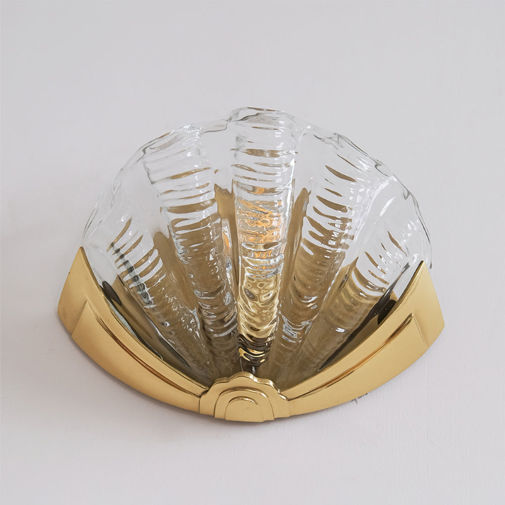 Shell Brass Wall Lamp