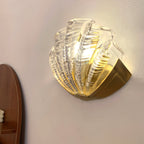 Shell Brass Wall Lamp