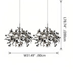 Argent/Gold Cloud Multi Pendant Chandelier