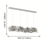 Argent/Gold Cloud Multi Pendant Chandelier