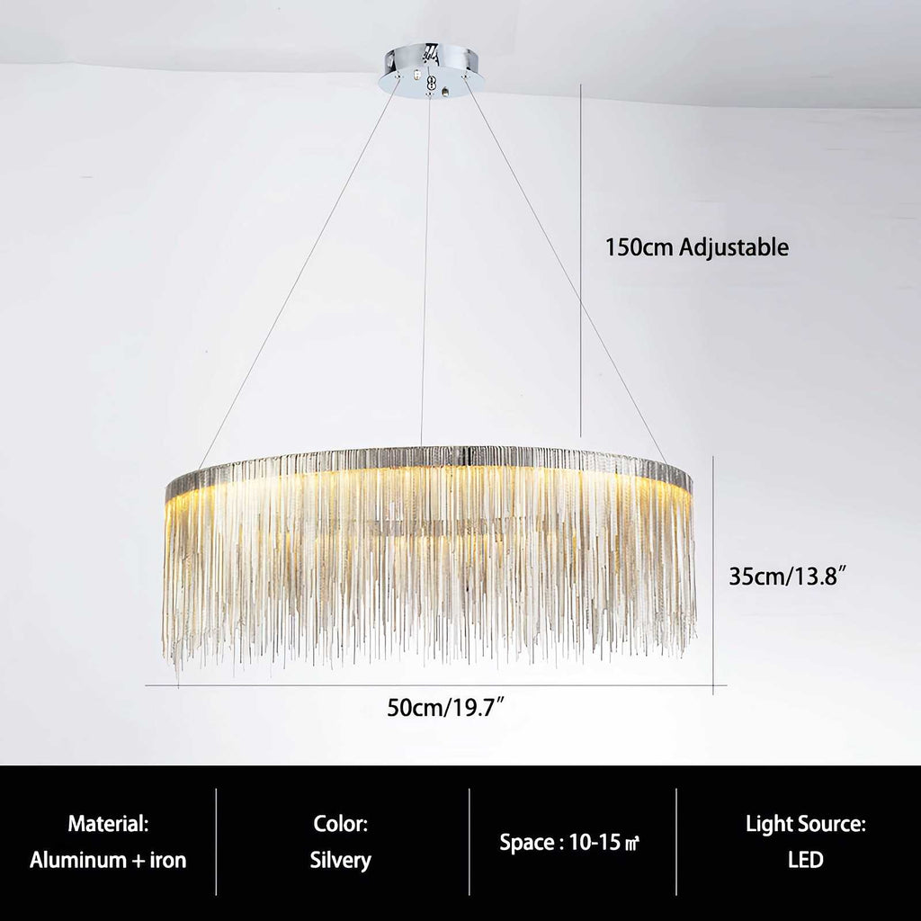 Modern Art Decor Tassel Chandelier