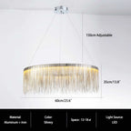 Modern Art Decor Tassel Chandelier