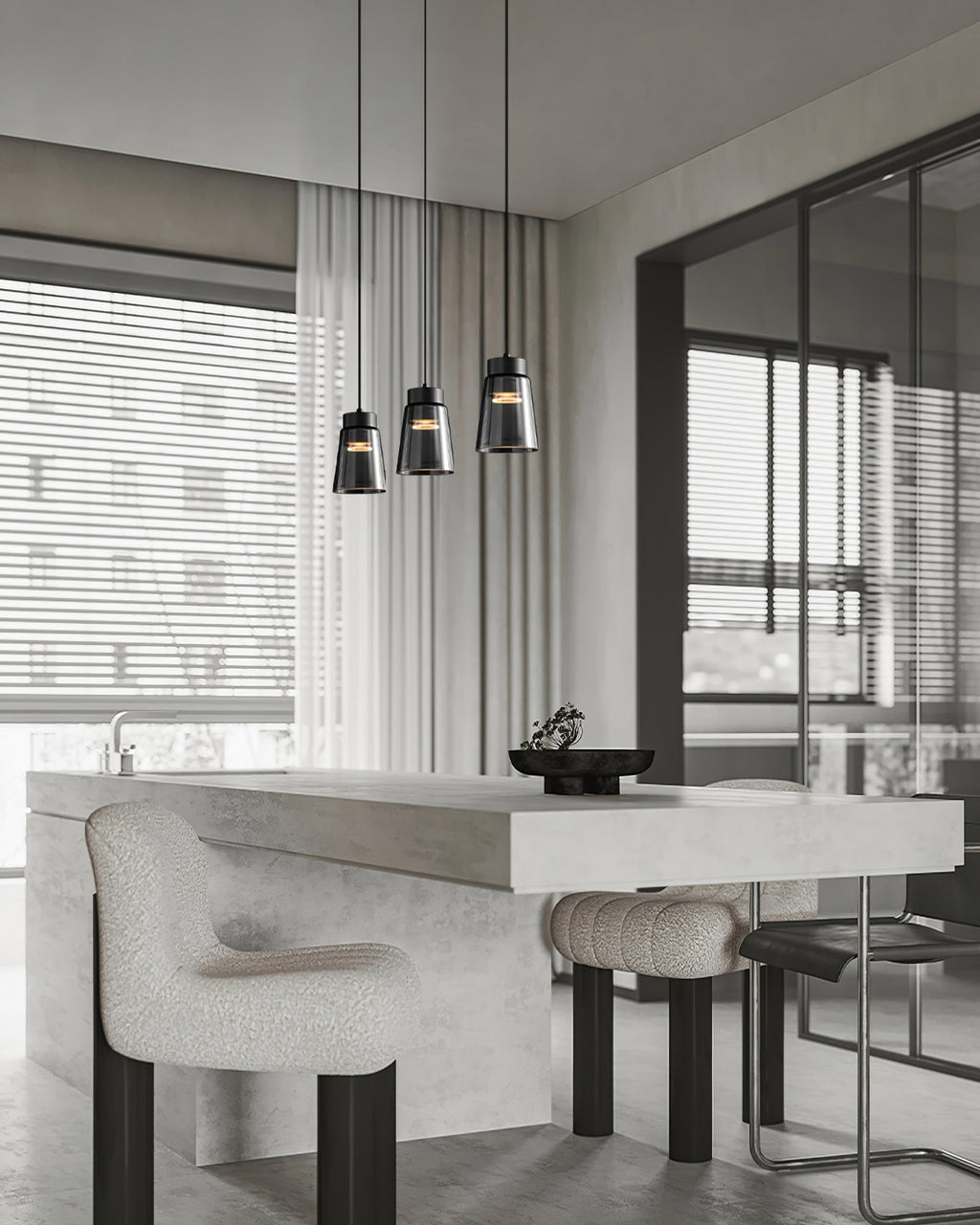 Smoke Cone Pendant Lamp