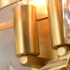 Snowflake Glass Wall Light