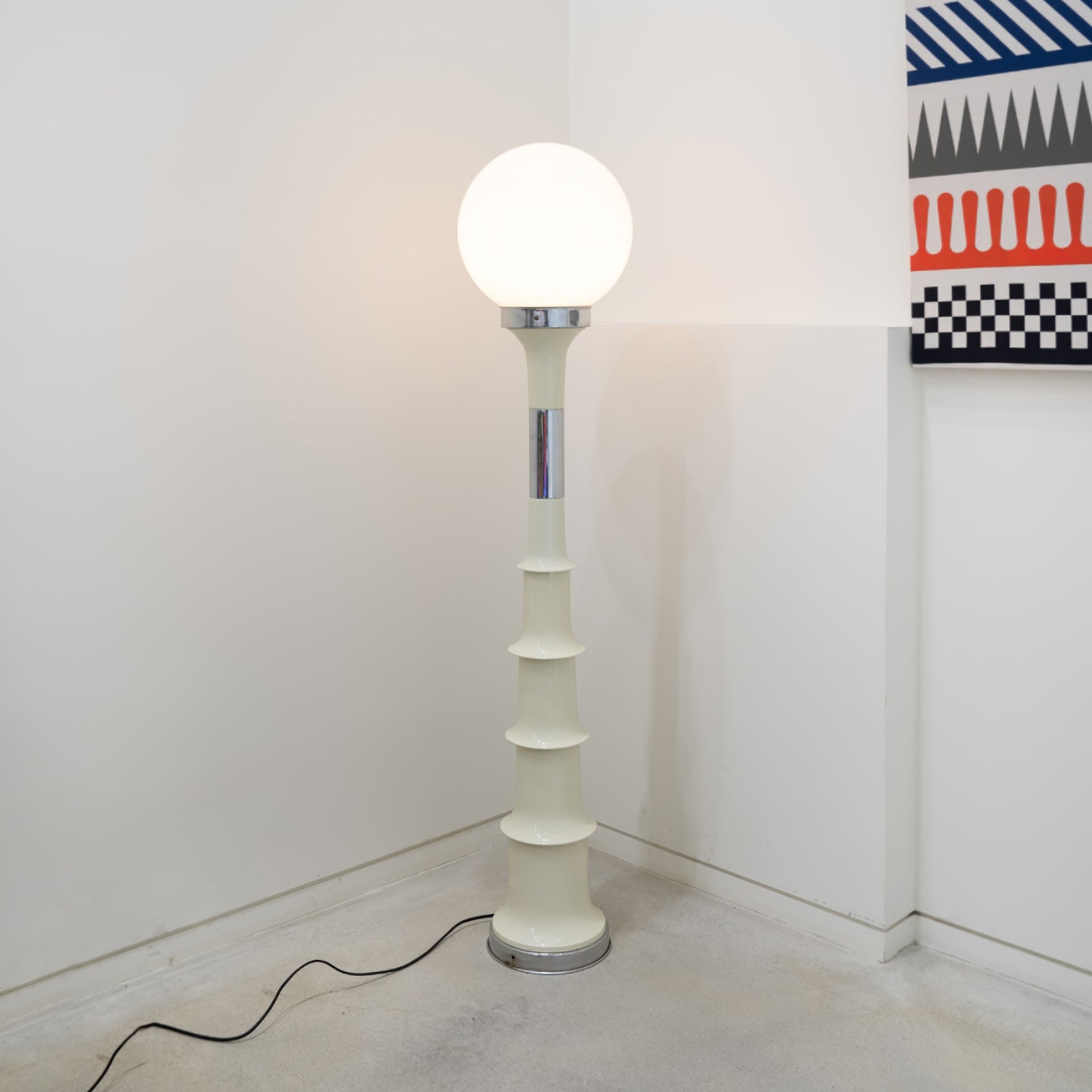 Space Age Murano Floor Lamp