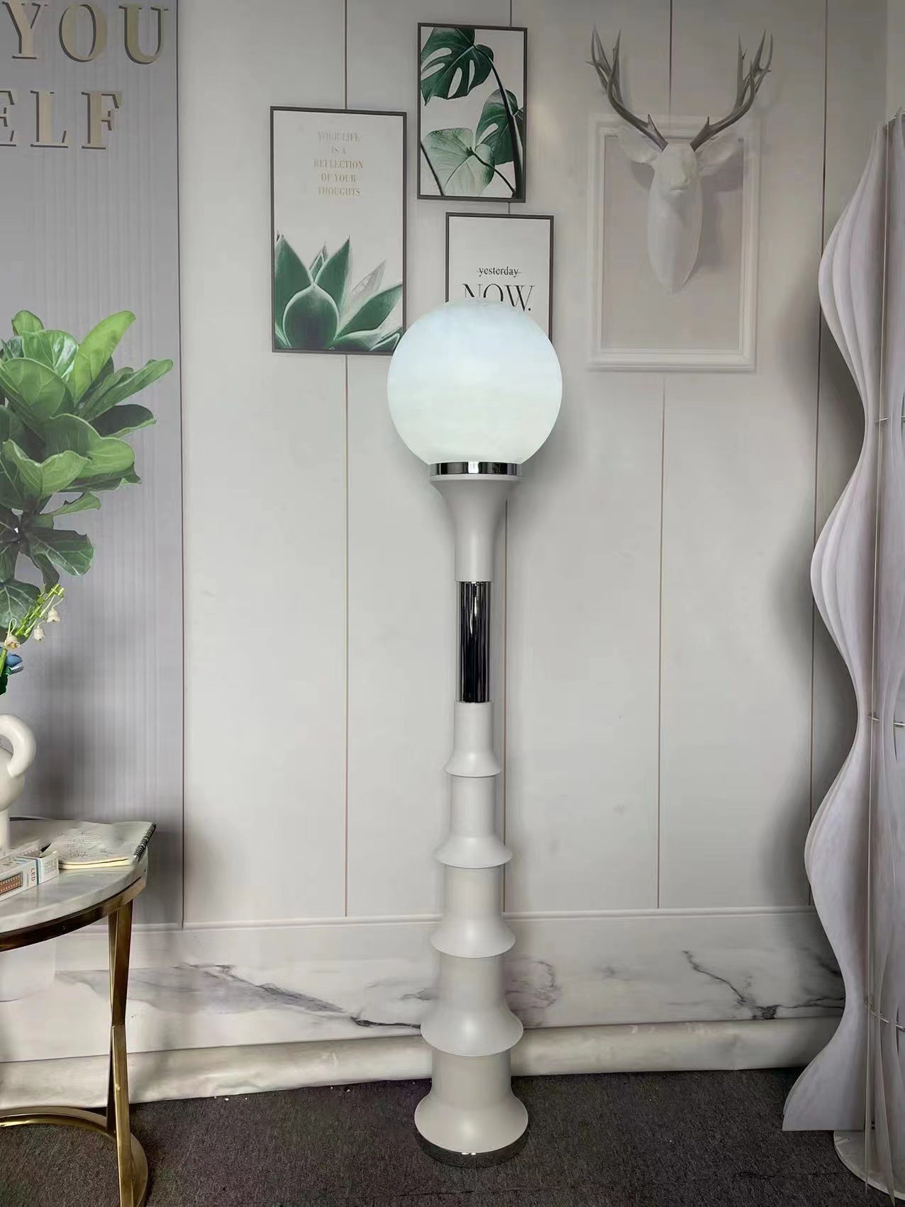 Space Age Murano Floor Lamp