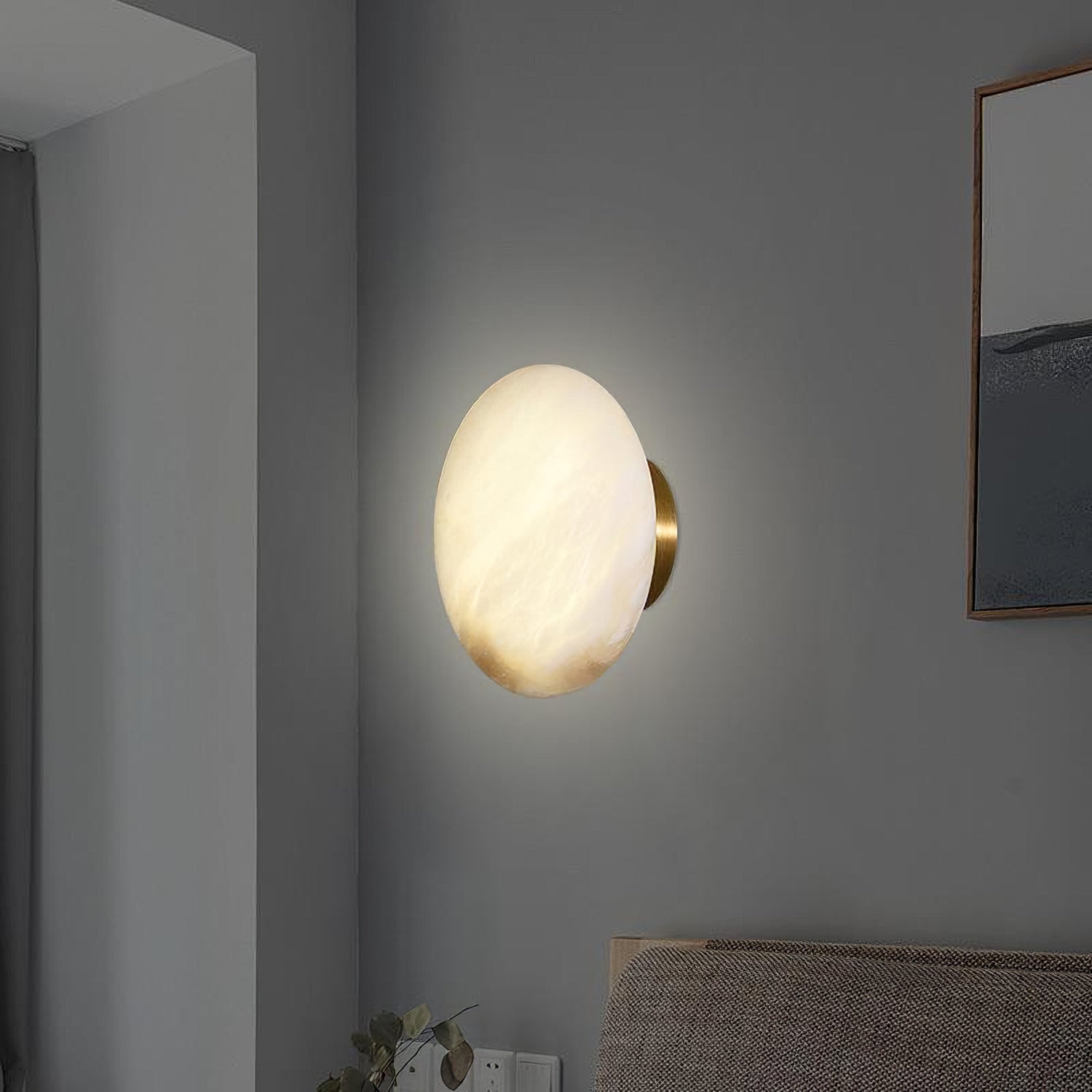 Spanish marble wall lamp